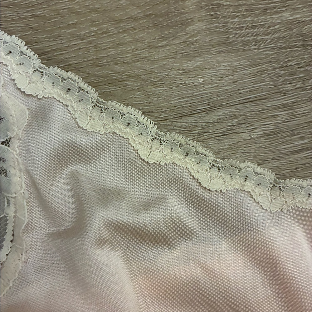 Lace Trim Satin Camisole - Picture 4 of 5